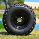 20x10.00-10 DOT All Terrain Tires and 10” Black Steel Wheels