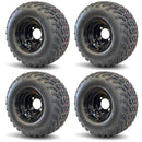 18x9.50-8 Excel Sahara DOT All-Terrain Tires and 8” OEM Steel Wheels