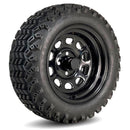 23x10-14 All Terrain Tires  with black center caps