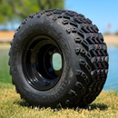 18x9.50-8 Excel Sahara DOT All-Terrain Tires and 8” OEM Steel Wheels