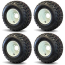 18x9.50-8 Excel Sahara DOT All-Terrain Tires and 8” OEM Steel Wheels