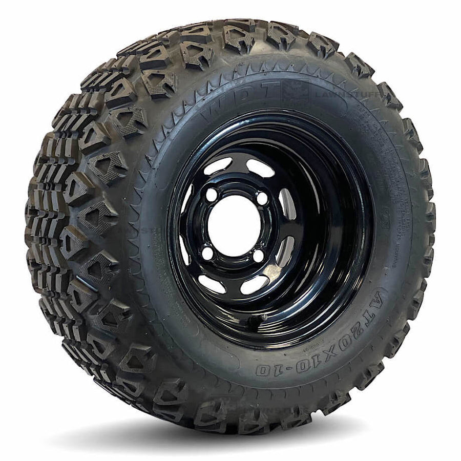 20x10 10 All Terrain Traction Tires And 10 Black Steel Sport Wheels 20x10-10-all-terrain-traction-tires-and-10-black-steel-sport-wheels